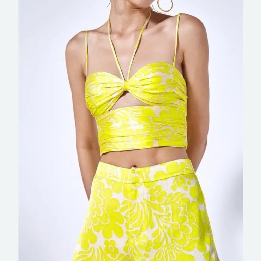 Alexis Yellow Floral Short Set